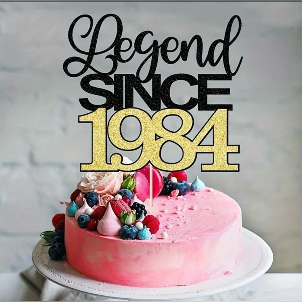 Cake Topper Legend Since 1984